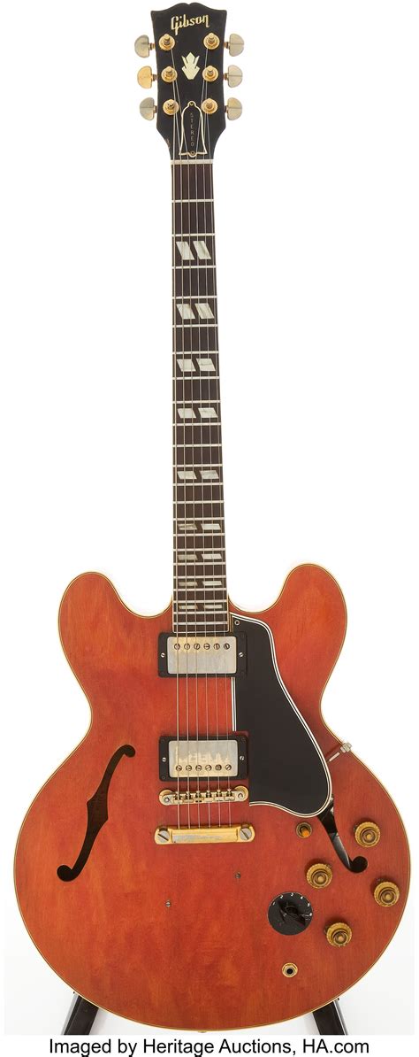 1959 Gibson ES-345 Cherry Semi-Hollow Body Electric Guitar, Serial ...