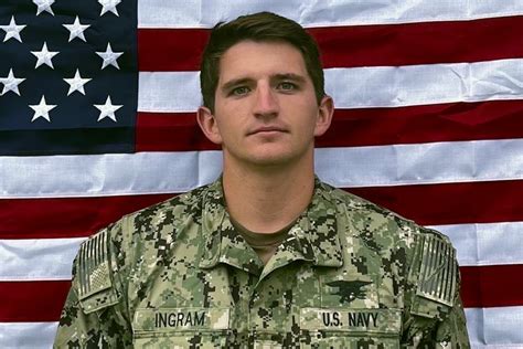Navy Seal Christopher Chambers leapt into sea to help comrade Nathan Gage Ingram before pair ...