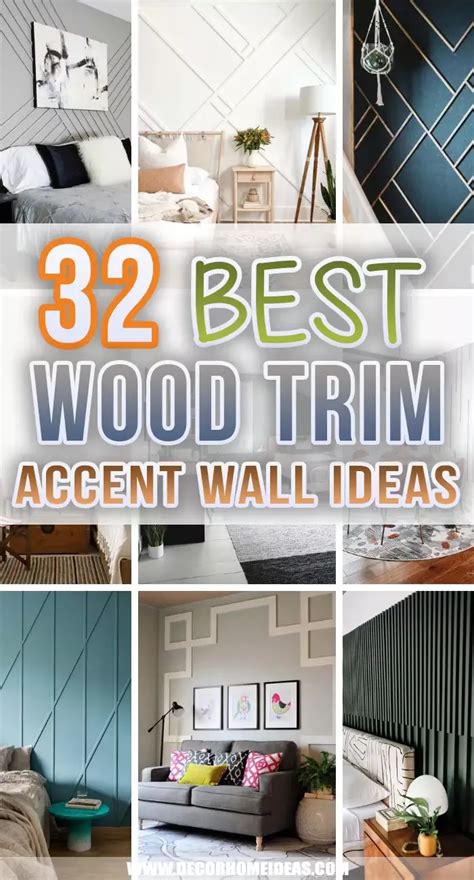 32 Best Wood Trim Accent Wall Ideas and Designs for 2022 | Decor Home ...