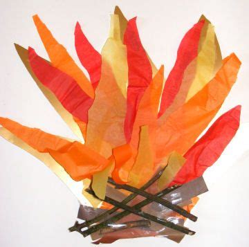 Tissue Paper Bonfire | Fun Family Crafts | Bonfire night crafts, Fireworks craft for kids ...