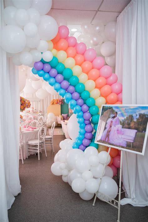 Pastel Rainbow Themed Baby Shower – Baby Shower Ideas 4U