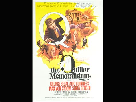 1967 The Quiller Memorandum Movie Poster at Santa Monica 2013 as K634 ...