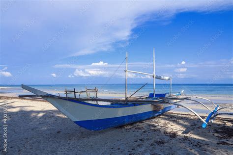 bangka, traditional boat of the philippines Stock Photo | Adobe Stock