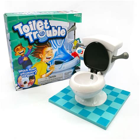 Toilet Trouble Face the Flush Family Fun Board Games Interaction ...