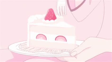 Anime Cake GIF - Anime Cake Cute - Discover & Share GIFs