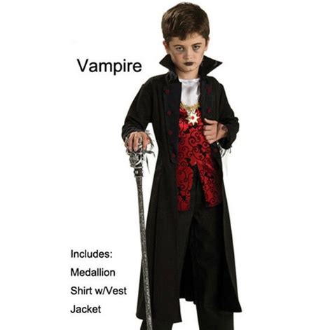 Boys Vampire Halloween Costume Dracula Medium - Etsy