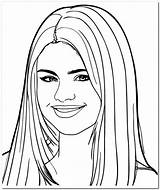 Coloring Page Selena Gomez Celebrities 123835  Printable coloring sketch template