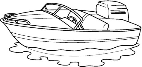 motor boat clipart black and white - Clip Art Library