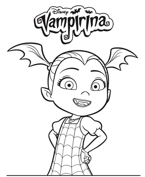 Vampirina Colouring Pages Printable - coloringpages2019