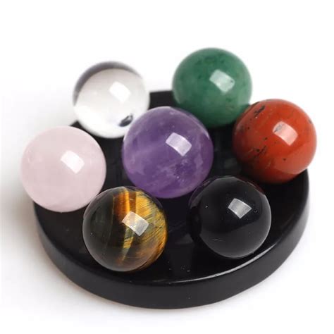 New Product Seven Color Crystal Ball With Crystal Ball Stand - Buy Crystal Ball,Seven Color ...