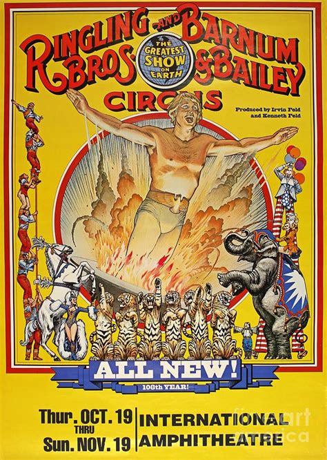 Ringling Brothers And Barnum And Bailey Circus Posters