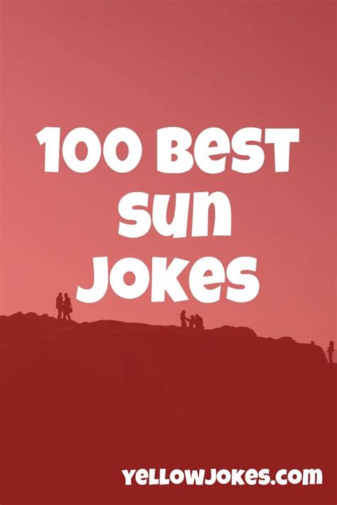 Hilarious Sun Jokes That Will Make You Laugh