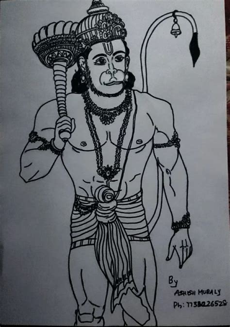 lord hanuman ji ..pencil drawing | Unique drawings, Pencil drawings, Art drawings sketches