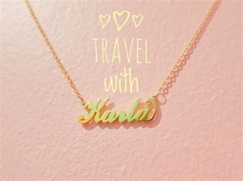 Soufeel Name Necklace - Travel with Karla