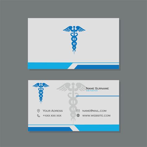 Doctor Business Card Vector Art, Icons, and Graphics for Free Download