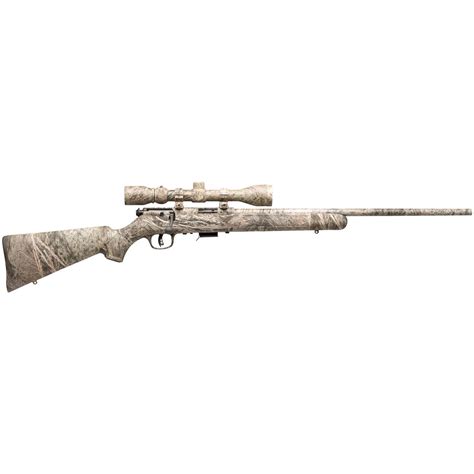 Savage 93R17 XP Camo Brush, Bolt Action, .17 HMR, Rimfire, 22" Barrel, 3-9x40mm Scope, 5+1 ...