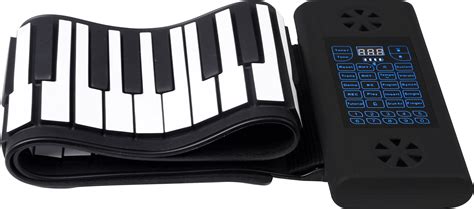 Rolovací piano silikonová podložka s 61 klávesami + bluetooth ...