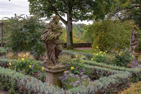 Statues of Rothenburg Castle Garden 2 Photograph by Jenny Rainbow | Fine Art America