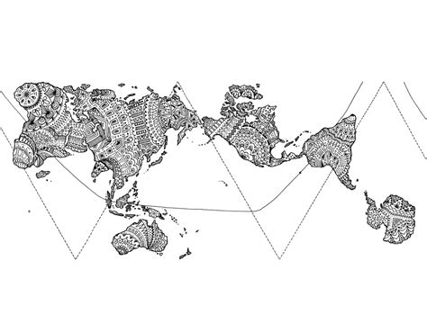 Authagraph World Map 8x10, World Map, Perspective, Accurate - Etsy