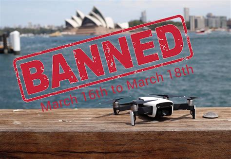 Drone no-fly zones will now include temporary locations for events - techAU