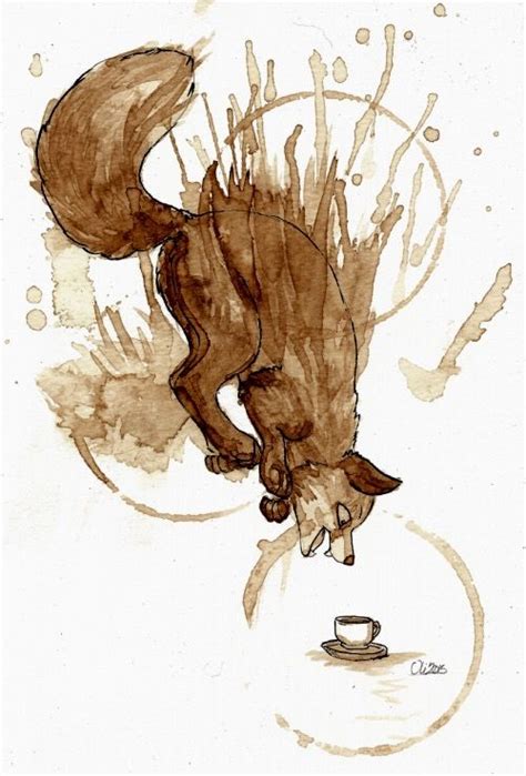 Cute and curiously satisfying Coffee stain art - Bored Art