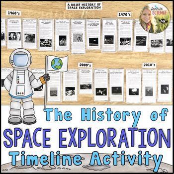 Space Exploration History Timeline Activity by Sunrise Science | TPT