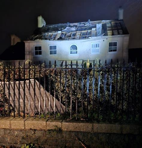 Terrifying moment Storm Ciaran tornado rips through car park after twister lifted roofs into the ...