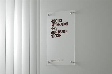 Sign mockup on white background | Product Mockups ~ Creative Market