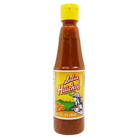 Amazon.com : Salsa Huichol Habanera Hot Sauce (1 x 6.5 oz. Bottle ...