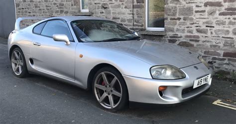 This stock-ish [Toyota Supra mk4] lives nearby, and only moves every couple of weeks. : r/spotted