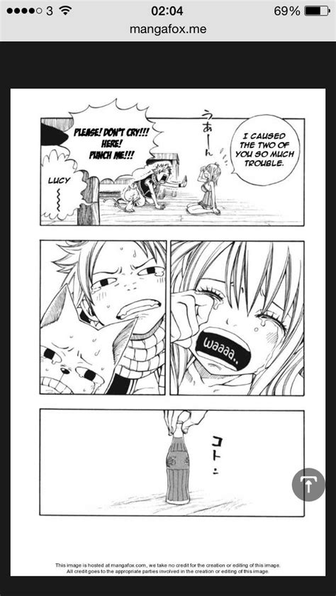 Natsu cries when Lucy cries..... Eeeeepppp!!!! | Fairy tail, Fairy tail ...