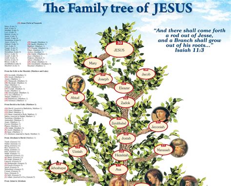 Family Tree Of Jesus Chart