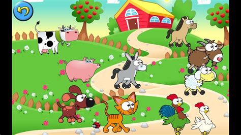 Animal Farm Game For Kids | Learning Animals For Children - Learning ...