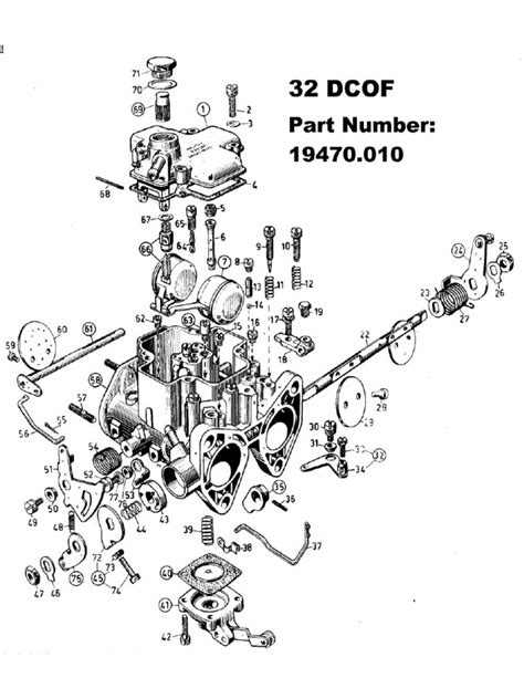 Weber-Carburettors Parts diagrams and part numbers.pdf | Carburetor | Throttle