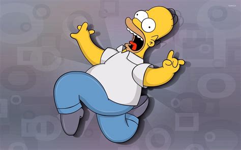 Scared Homer Simpson - The Simpsons wallpaper - Cartoon wallpapers - #49522