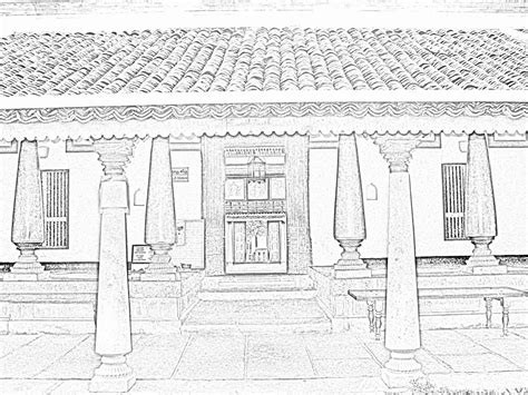 Stock Pictures: Sketches of traditional Indian houses