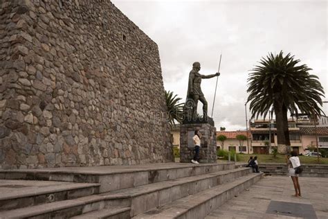 The Statue of Atahualpa in Ibarra, Ecuador Editorial Stock Image - Image of monument, birth ...