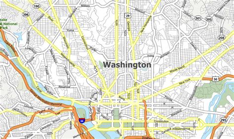 Washington DC Map, District of Columbia - GIS Geography