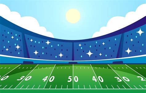 American Football Stadium Background 2770009 Vector Art at Vecteezy