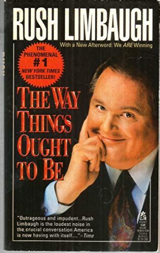 The Way Things Ought to Be - Limbaugh, Rush: 9780671751500 - AbeBooks