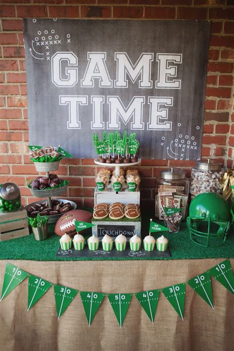 Kara's Party Ideas Tailgate Football Birthday Party | Kara's Party Ideas