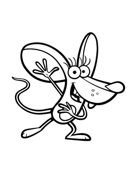 Nature Cat coloring pages