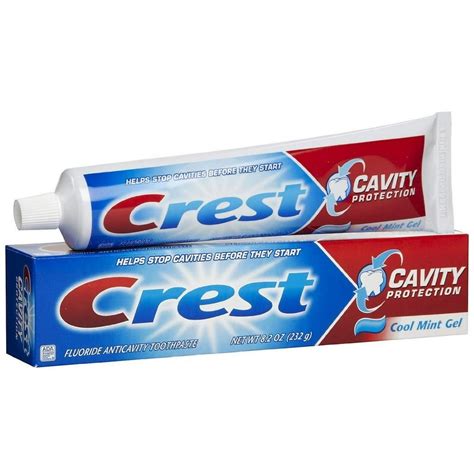 Crest Toothpaste Tube Gel 8.2 Oz, Pack of 9 - Walmart.com - Walmart.com