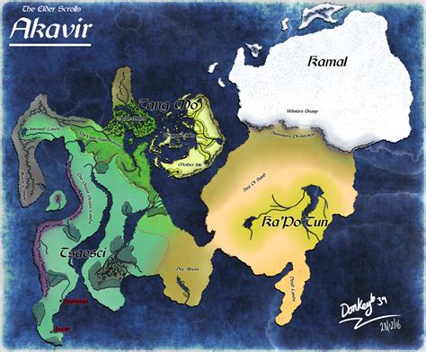 Akavir Map by DonkeyB39 on DeviantArt