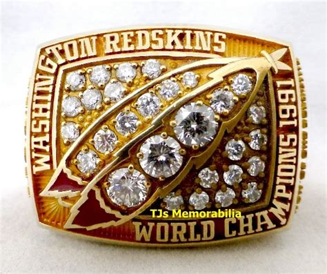 1991 WASHINGTON REDSKINS SUPER BOWL XXVI CHAMPIONSHIP RING - Buy and ...