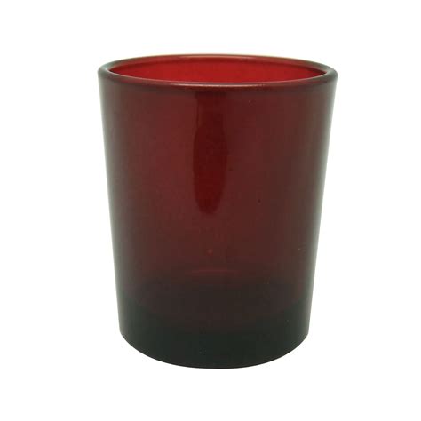 1oz glass votive candle holders colored small candle jars small wine ...