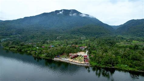 Aerial View of Danau Singkarak. Singkarak Lake is One of the Beautiful Lake Located in West ...