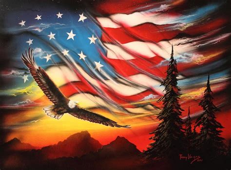 America Painting by Tony Vegas - Fine Art America