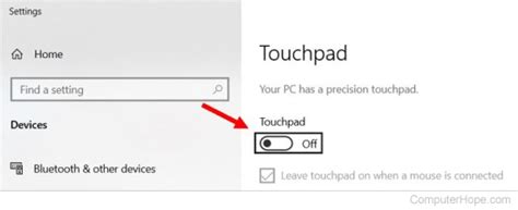 How to Disable or Enable the Touchpad on a Laptop