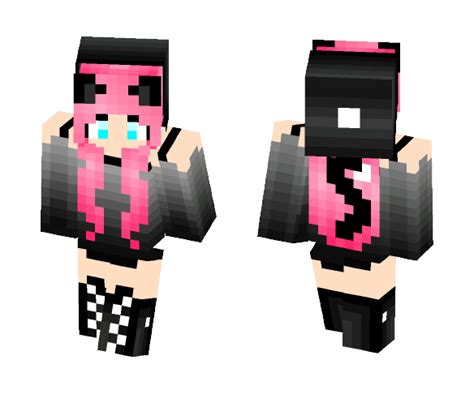 Download Cute cat girl Minecraft Skin for Free. SuperMinecraftSkins